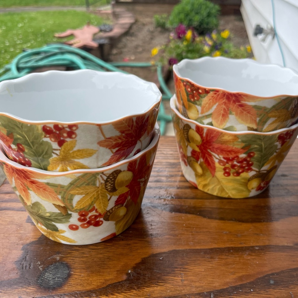 222 Fifth 4 Autumn Celebration Appetizer Bowls